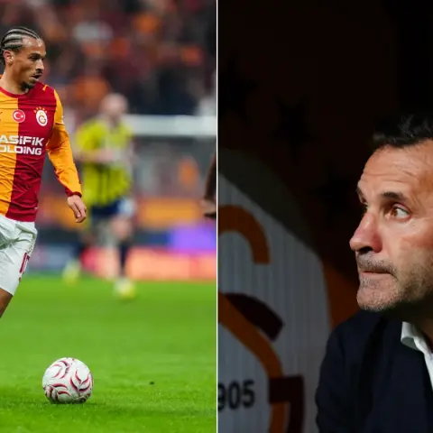 Alman yıldızla özel olarak görüştü: Okan Buruk'tan Sane'ye özel terapi