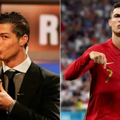 Ronaldo ödülünü aldı paylaşımını yaptı: "Tüm Zamanların Ballon d'Or'u sizindir