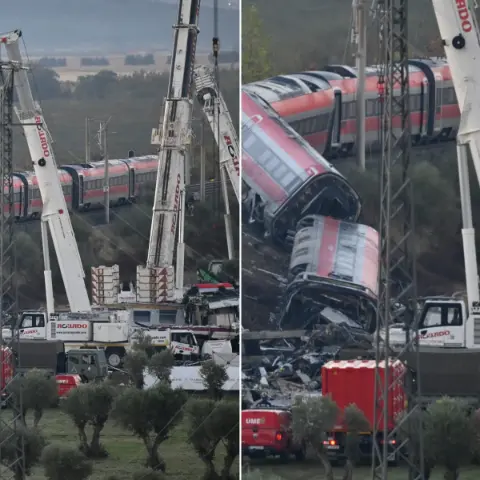 İspanya'da tren kazası sonrası Madrid'de Ulaştırma Bakanlığı önünde protesto: Polis biber gazıyla müdahale etti
