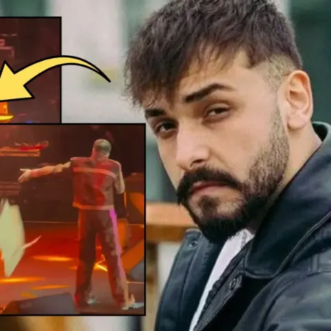 Sefo, konserinde çılgına döndü! Sefo'ya etek giydiren hayranı sert tepkiyle karşılaştı: Alıp yere fırlattı