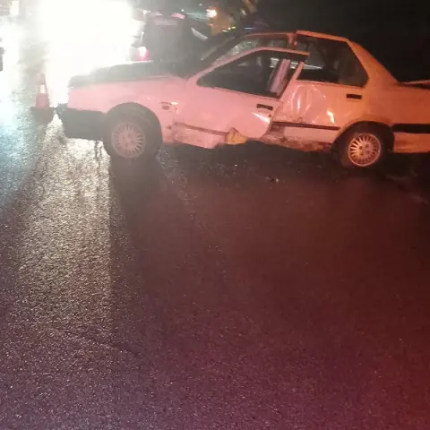 Sivas’ta korkunç kaza! Devrilen otomobilin sürücüsü hayatını kaybetti