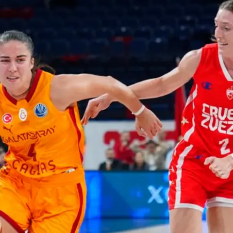 Galatasaray Çağdaş Faktoring, Sırp rakibi Kızılyıldız'a mağlup oldu