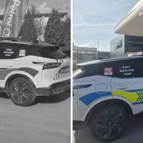 Eskişehir'de akaryakıt istasyonunda korkutan kaza: Otomobilin çarptığı kadın hastaneye kaldırıldı