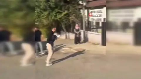 Manisa'da sınava bir dakika kala jandarma imdada yetişti