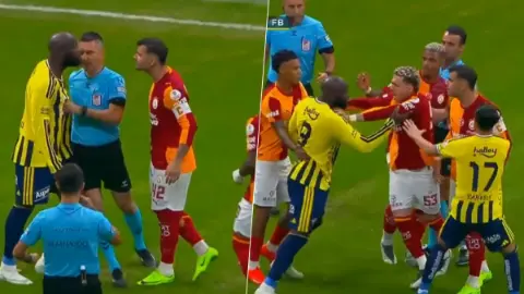 Derbide ilk saniyelerde ortalık karıştı: Lukaku ve Abdülkerim birbirine girdi