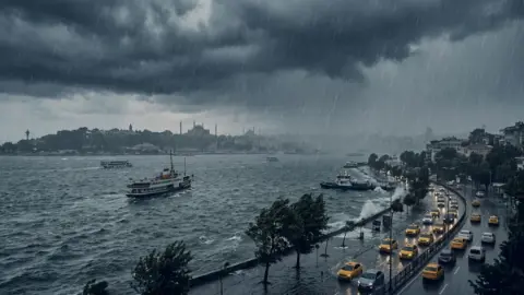 Meteoroloji ve İstanbul Valiliği'nden kritik uyarı: Yağış ve fırtına yarın etkisini artıracak! İşte kuvvetli yağışın etkili olacağı bölgeler