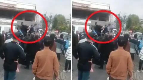 Diyarbakır'da ortalık karıştı: Seyyar satıcı ile zabıta birbirine girdi