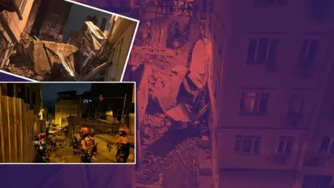 İstanbul’da 5 katlı bina çöktü! Ekiplerin üç saatlik araması sona erdi