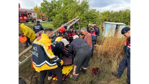 Bahçedeki kuyudan gelen sesler ekipleri harekete geçirdi! 21 yaşındaki kadın kurtarıldı