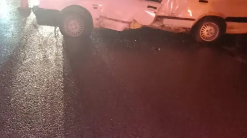 Sivas’ta korkunç kaza! Devrilen otomobilin sürücüsü hayatını kaybetti