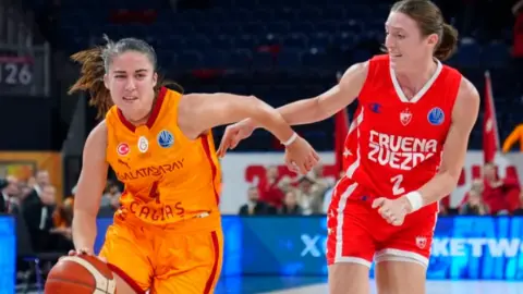 Galatasaray Çağdaş Faktoring, Sırp rakibi Kızılyıldız'a mağlup oldu