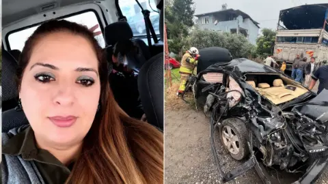Hemzemin geçitte feci kaza: Yük treninin sürüklediği otomobildeki anneden acı haber