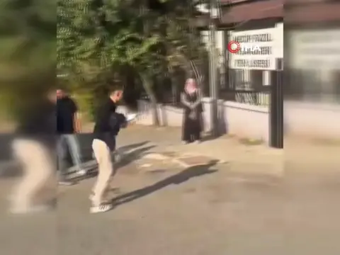 Manisa'da sınava bir dakika kala jandarma imdada yetişti