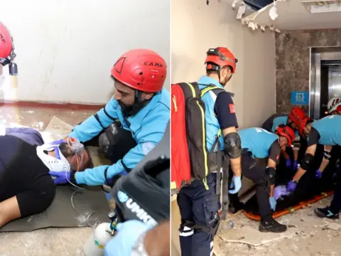 UMKE’den Deprem ve Afetlere yönelik kurtarma tatbikatı