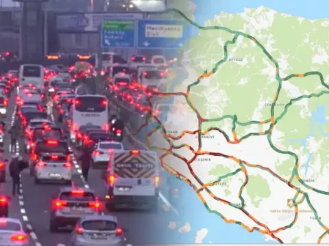 İstanbul'da derbi alarmı! Trafik yoğunluk yüzde 72'ye çıktı