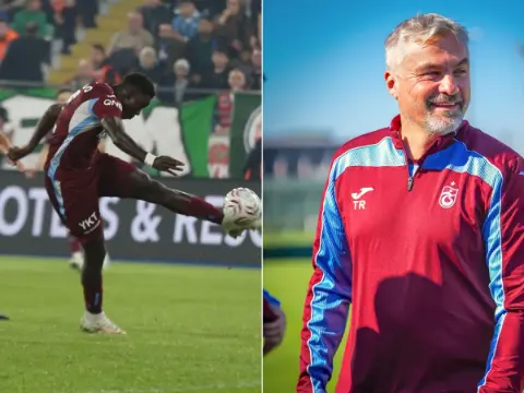 Franculino Dju Trabzonspor formasıyla şov yapıyor: Bu sezon 7.golünü attı