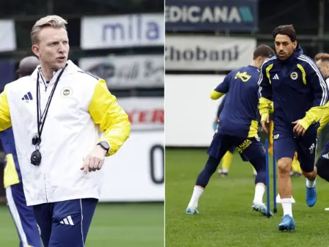 Fenerbahçe Göztepe maçı hazırlıklarını gerçekleştirdi: İsmail Kartal sonrası Dirk Kuyt idmanda