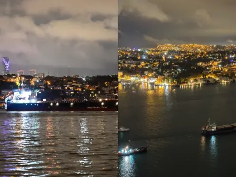 İstanbul Boğazı'nda arıza alarmı! Dev kargo gemisi nedeniyle boğaz trafiği çift yönlü kapatıldı