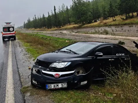 Gaziantep’te otomobil, şarampole devrildi: 5 yaralı