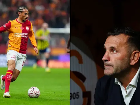 Alman yıldızla özel olarak görüştü: Okan Buruk'tan Sane'ye özel terapi