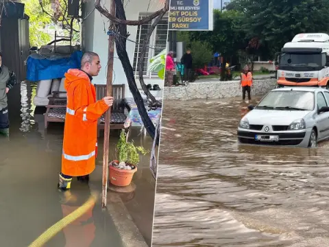 Turuncu kod verilen şehirde sel kabusu: Ev ve iş yerleri su bastı ‘Büyük mağduriyet yaşıyoruz’