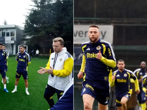 Fenerbahçe, Göztepe maçı için çalışmalara devam etti: Dirk Kuyt takıma seslendi