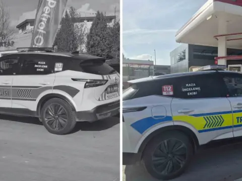 Eskişehir'de akaryakıt istasyonunda korkutan kaza: Otomobilin çarptığı kadın hastaneye kaldırıldı