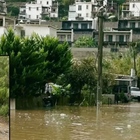 Muğla'da sağanak sonrası korkutan manzara: Sokaklar göle döndü