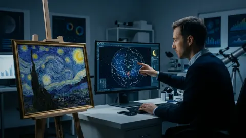 Van Gogh’un Yıldızlı Gece tablosunda astronomik iz: Araştırmacılar belirli bir tarihe işaret etti