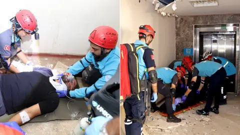 UMKE’den Deprem ve Afetlere yönelik kurtarma tatbikatı