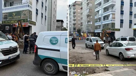 İş makinesi doğal gaz borusuna zarar verdi: Ekipler harekete geçti