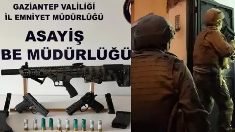 Gaziantep'te şafak operasyonu: Nitelikli yağma suçlamasıyla 8 şüpheli gözaltına alındı