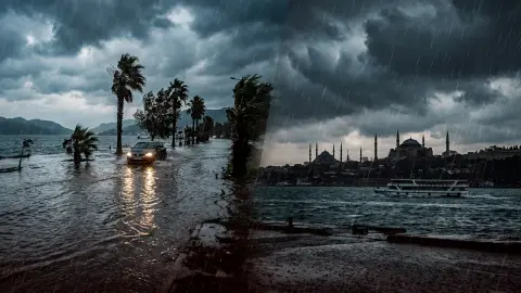 Meteoroloji üç tehlikeyi birden duyurdu: Sağanak, fırtına, hortum riski! İstanbul dahil 11 şehre kritik uyarı