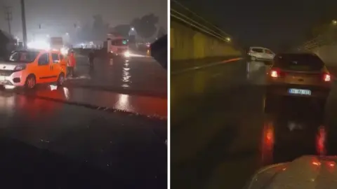 Hatay'da sağanak yağış hayatı olumsuz etkiledi: Dörtyol ve Payas'ta yollar göle döndü