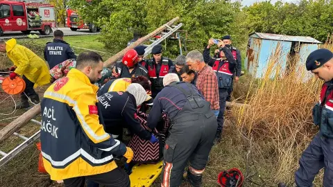 Bahçedeki kuyudan gelen sesler ekipleri harekete geçirdi! 21 yaşındaki kadın kurtarıldı