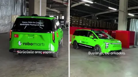 Martı, sürücüsüz otonom aracı Robomartı’yı tanıttı: İşte merak edilen tüm detaylar