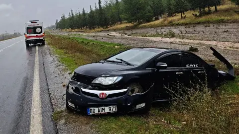 Gaziantep’te otomobil, şarampole devrildi: 5 yaralı