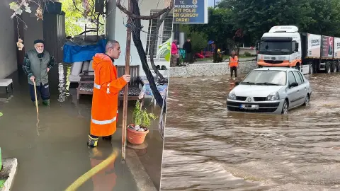 Turuncu kod verilen şehirde sel kabusu: Ev ve iş yerleri su bastı ‘Büyük mağduriyet yaşıyoruz’