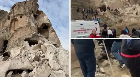 Göreme'de Peribacası Çökmesi: 2 Ölü, 1 Yaralı