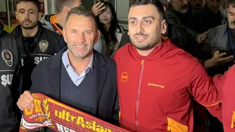 Galatasaray takımı, Konya'ya ulaştı: Taraftardan coşkulu karşılama
