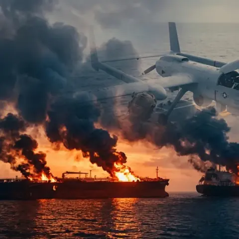 İran: "Hürmüz Boğazı’nda 3 tanker alev aldı, ABD’ye ait İHA ele geçirildi