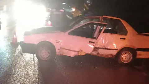 Sivas’ta korkunç kaza! Devrilen otomobilin sürücüsü hayatını kaybetti