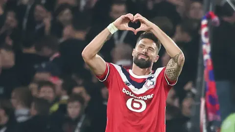 Lille - Lens derbisinde Giroud galibiyeti getirdi