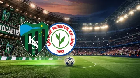 Kocaelispor–Çaykur Rizespor maçı hangi kanalda, saat kaçta? Kocaelispor–Çaykur Rizespor maçı nereden izlenir?