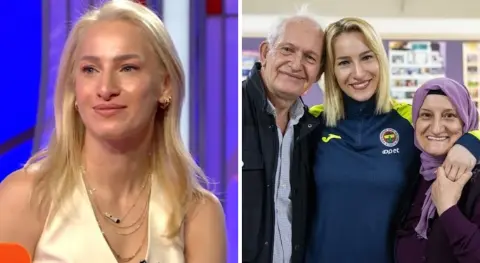 Milli voleybolcu Gizem Örge'nin anlattıkları ağızları açık bıraktı! Annesinin hayatını bir şaka altüst etmiş:'Annem de babam da doğuştan engelli değildi