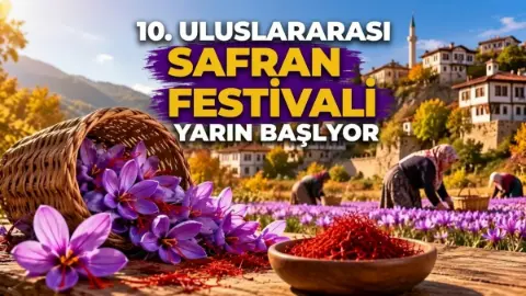 10. Uluslararası Safran Festivali Yarın Başlıyor