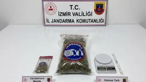 İzmir'de fabrikada uyuşturucu ticaretine jandarma operasyonu