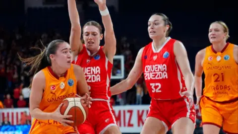 Galatasaray Çağdaş Faktoring, Kızılyıldız’a 78-68 mağlup oldu