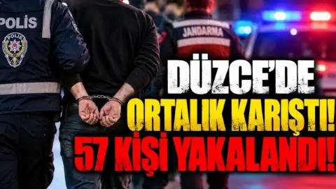 Düzce’de uyuşturucu operasyonlarında 57 kişi yakalandı