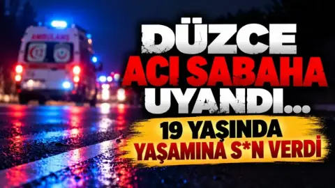 Düzce'de acı olay!